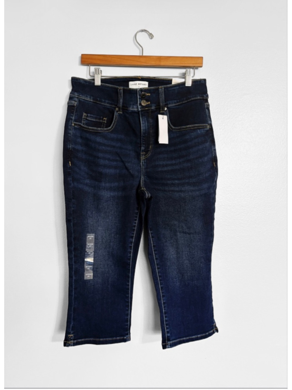 Lane Bryant New Tummy Tighter High Rise Pedal Pusher Capri Jeans